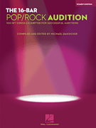 16 Bar Pop Rock Audition piano sheet music cover